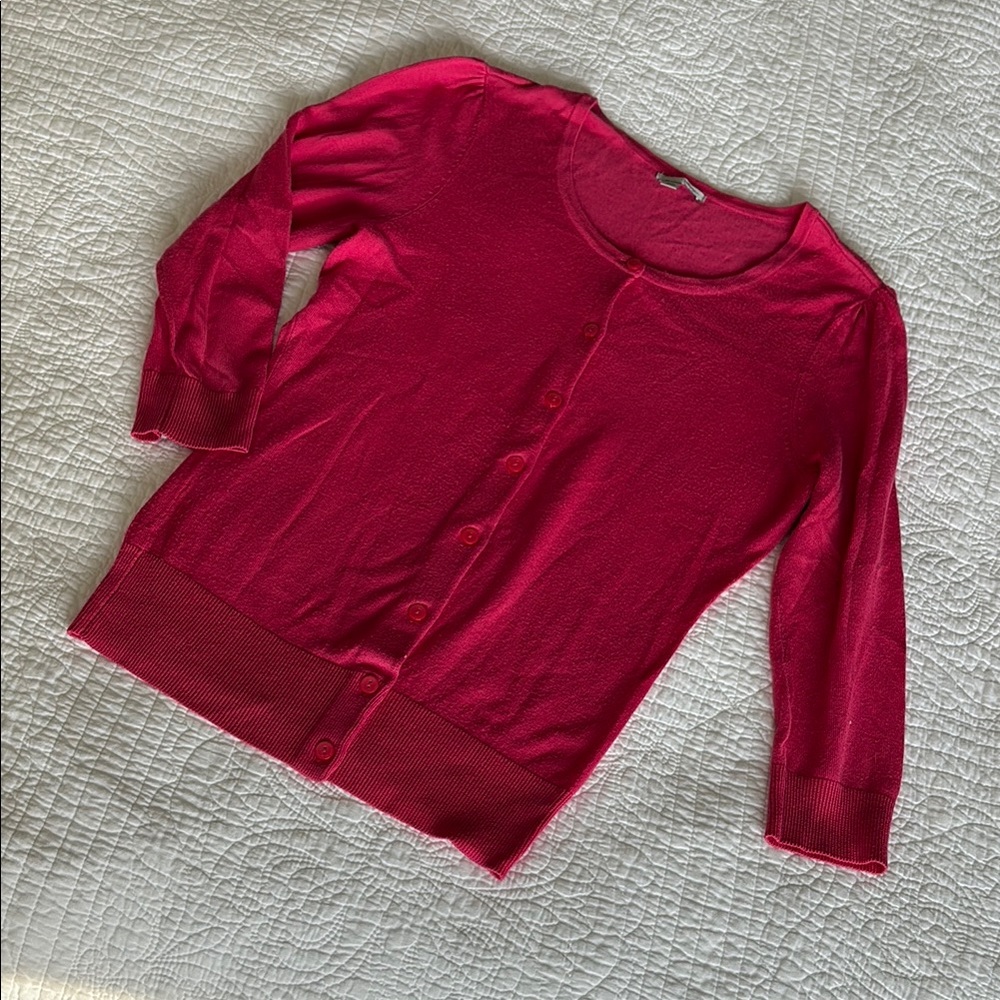 Halogen Pink Women's Cardigan Sweater